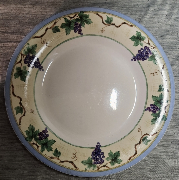 Vintage Pfaltzgraff Merlot Dinner Plate 10.5" EUC Grapes - Picture 2 of 6